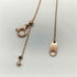 エテ ete 10k 0.02ct ダイヤモンド チェーンネックレス レディース